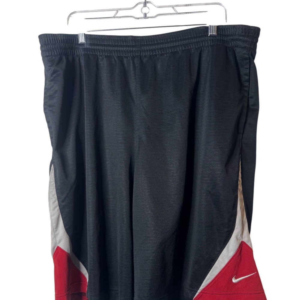 Nike Black Shorts with Red and White Accents
